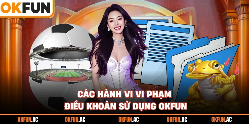 Các hành vi vi phạm điều khoản sử dụng OKFUN